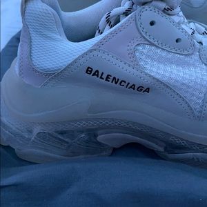 Balenciaga Triple S White Clear Sole